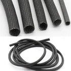 Fibreglass Fire Sleeve 600℃ HIGH TEMP Wire Cable Insulating Tube Φ1~40mm Black