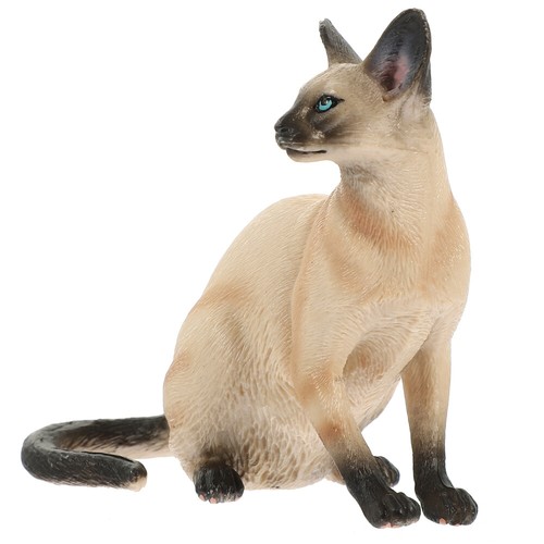 Kot syjamski Ornament Dziecko Miniaturowe figurki Posąg Kotek Ozdoby - Zdjęcie 2 z 11