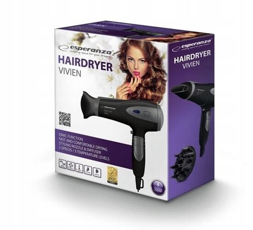 HAARTROCKNER 2200W KALTLUFT-IONISATIONSKONZENTRATOR populaire MIT DIFFUSOR