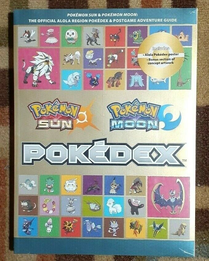 Pokémon Sun & Moon Official Alola Pokédex & Adventure Guide Book