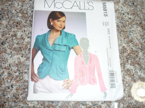 A McCalls Women's Blouse Top Shirt sewing pattern U pick NEW UNCUT sz 4-22 - Picture 16 of 33