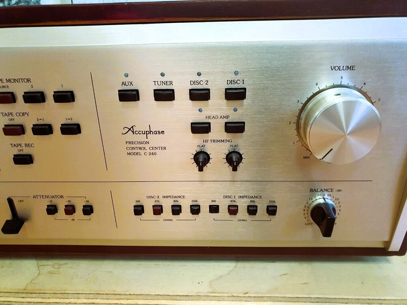 Accuphase C240 preamplifier, the BEST Preamp for Vinyl Enthusiasts