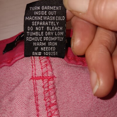 Baccini Women's Capri Pants Pink Mid-rise Beachy Fun Size 8 | eBay