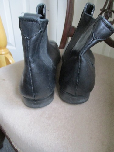Topman - Black Leather, Elastic Side, Chelsea Ankle Boots - Size UK8 / EU42 - Picture 3 of 10