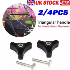 2/4X Garden Triangle Handle Knob Wing Nut Screw Bolts for Honda Lawn Mower Mac