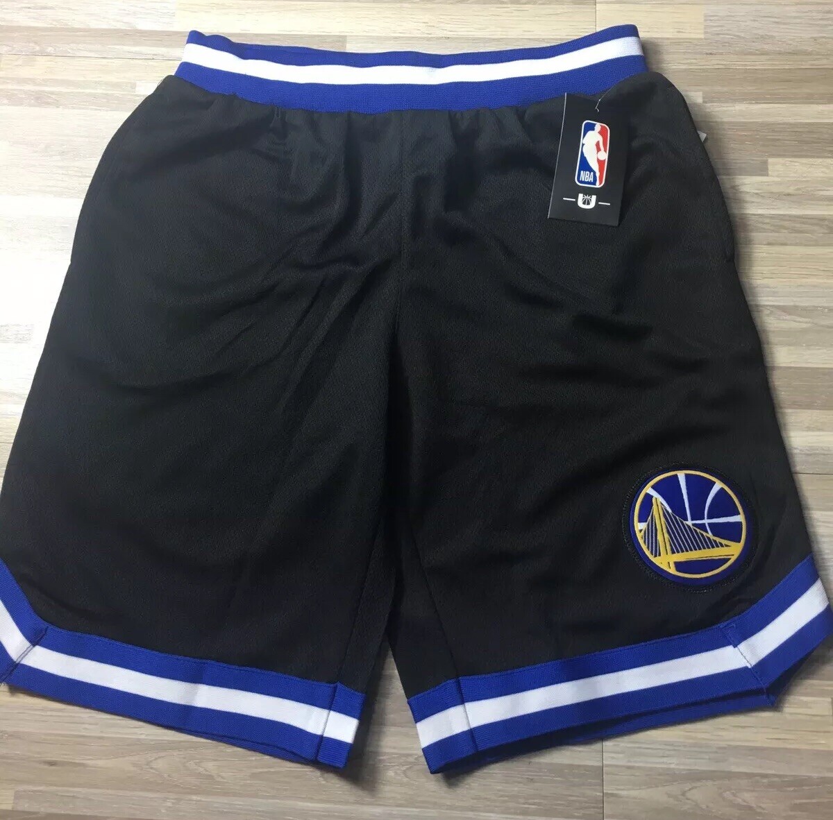 golden state warriors black shorts