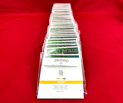 100% Authentic Evah Pirazzi Violin String Set 4/4 Medium Gauge with gold label e