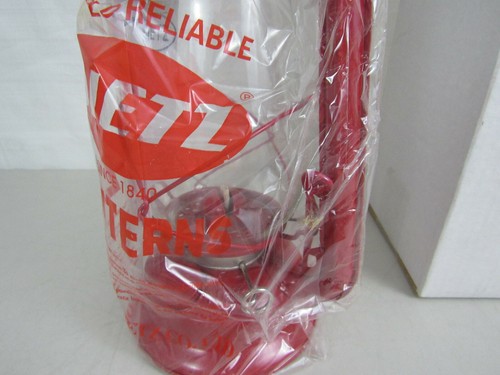 Dietz Junior No.20 Red Lantern Clear Glass Globe Kerosene Lamp-New - Picture 3 of 8