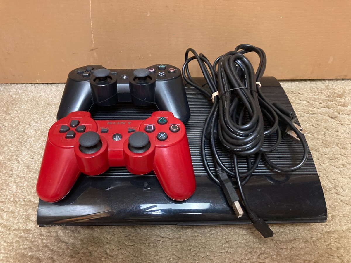 2024特集 Sony PlayStation 3 PS3 CECH-4201C Super Slim 500GB Black PS3本体