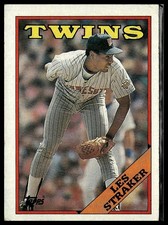 Les Straker *ROOKIE CARD* (RC) 1988 Topps #264. rookie card picture