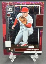 2022 Panini Donruss Optic Rhys Hoskins #163 Pink Velocity Prizm /249 Phillies A3