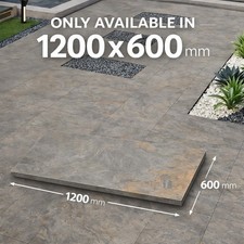 Outdoor Porcelain Tile 2cm Matt Finish Rectified R11 Anti Slip Patio Garden Slab