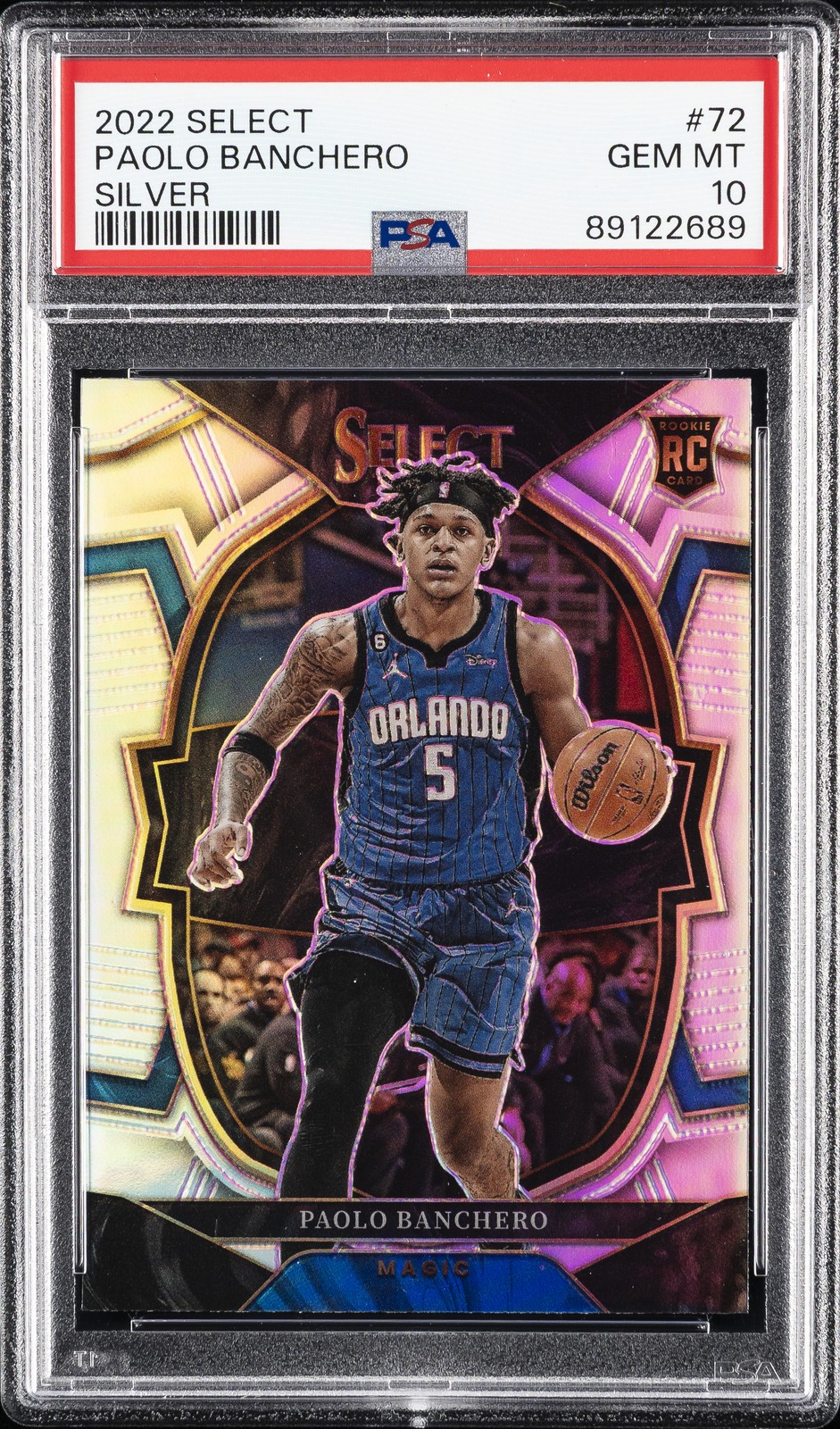 2022 PANINI SELECT SILVER #72 PAOLO BANCHERO PSA 10