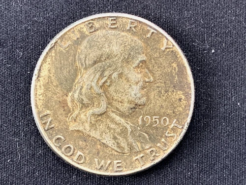 1950 Half Dollar US Silver Franklin