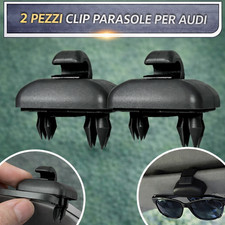 2 pezzi Supporto gancio clip parasole auto per AUDI A1 A3 A4 A5 Q3 Q5 S3 S4 S5