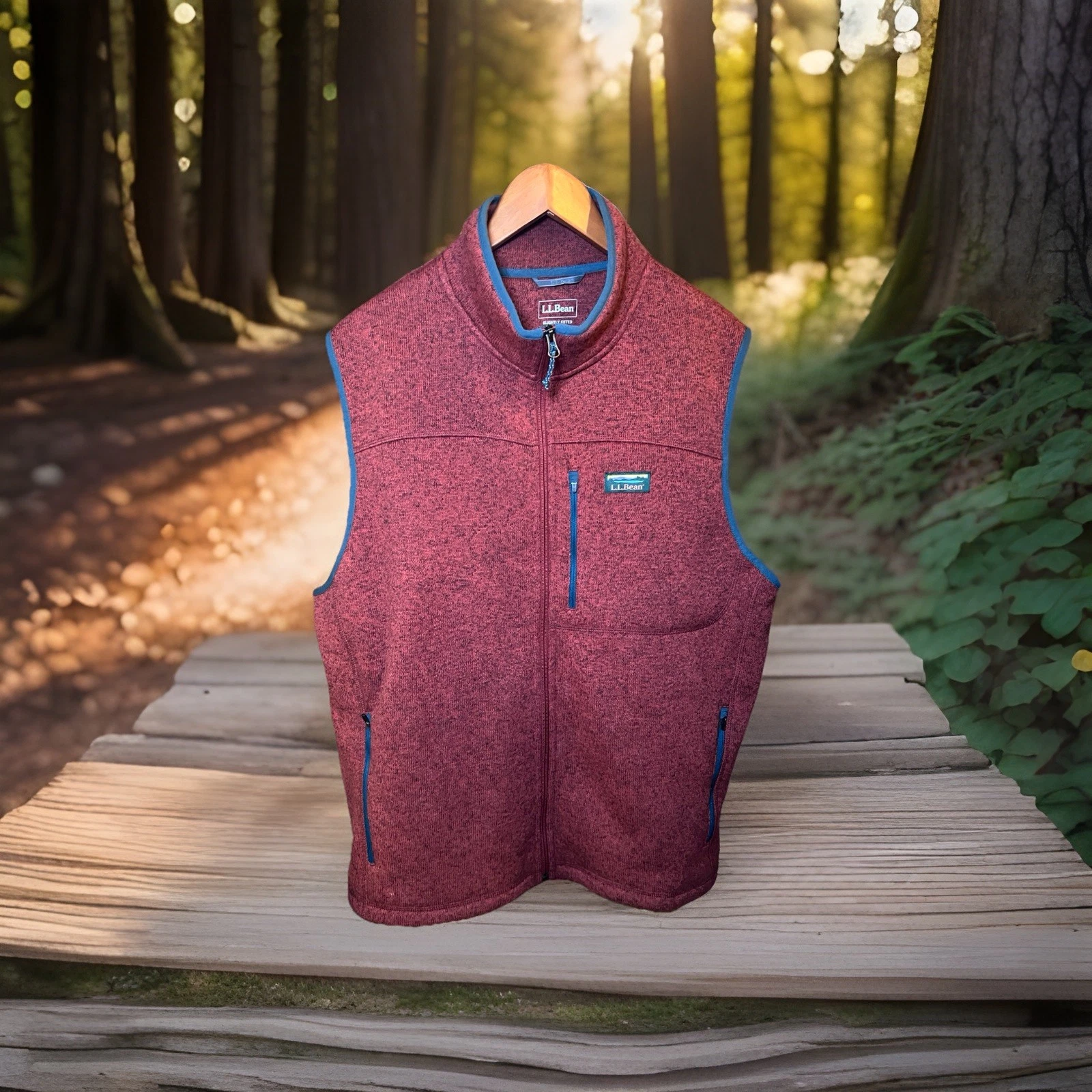 L.L. Bean Men's Bean's Sweater Fleece Vest Size XL Slightly Fitted Gorpcore