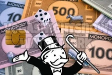 Monopoly Express Debit Credit Card Skin New Vinyl Sticker Personalize Amex 