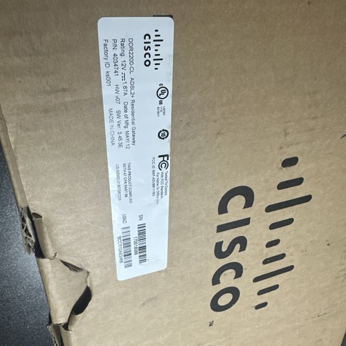 Cisco DDR2200 CLADSL2+ Residential Gateway Router Modem Complete Set w/Adapter - Picture 7 of 7
