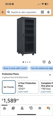 Strong WB-400-CE-10 27U 19in Freestanding Network Server Cabinet 32in 400lb
