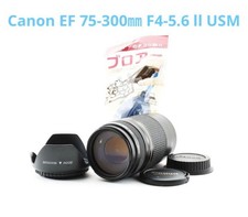 Canon EF 75-300mm F4-5.6 II USM Telephoto Zoom Lens Excellent Condition