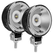 2PCS 3 Inch LED Pods Round Work Light Spot Beam For Offroad 2PCS White Spot