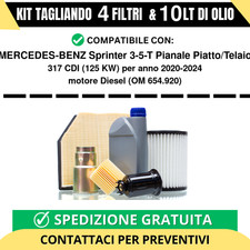 Tagliando per MERCEDES-BENZ Sprinter 3-5-T Pianale Piatto/Telaio 317 CDI 125 ...