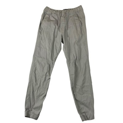 Hollister Epic Flex Jogger Pants Mens XS 28x27 Gray Drawstring  -Loose Seam Flaw