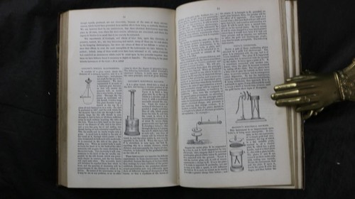 1842-4 FRANCIS, CHEMICAL & ELECTRICAL EXPERIMENTS, ENGRAVED ILLUSTRATIONS, CALF - Picture 13 of 18