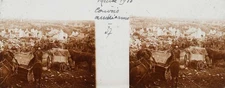 1918 WW1 ORIGINAL GLASS STEREOVIEW EXPEDITONARY FORCES MEUSE  OFFENSIVE US ARMY