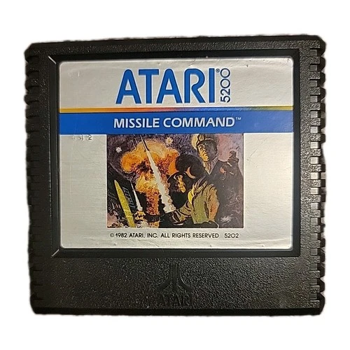 Atari Missile Command 5200 Cartridge