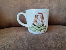 Rare Royal Worcester Wrendale Designs By Hannah Dale Guinea Pig Mug New