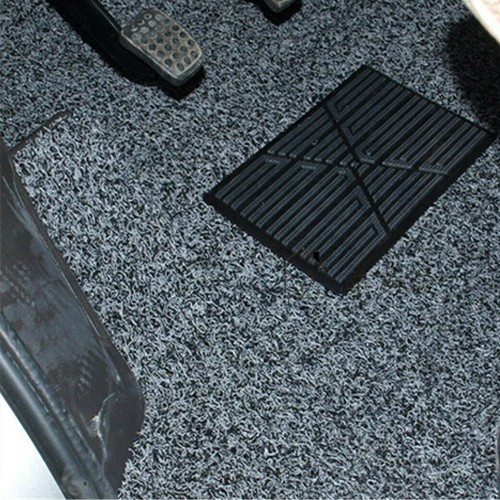 Car Carpet Plate Floor Pad Heel Foot Mat Pedal Patch Cover Black-PVC Waterproof - Picture 15 of 17