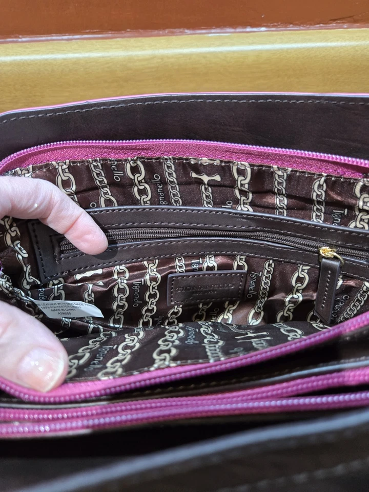 Bolso de cuero mediano Tignanello Foto 3 de 4