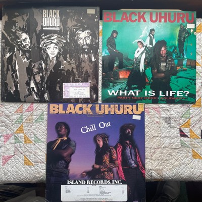 LP BLACK UHURU THE DUB FACTOR CHILL OUT WHAT IS LIFE
