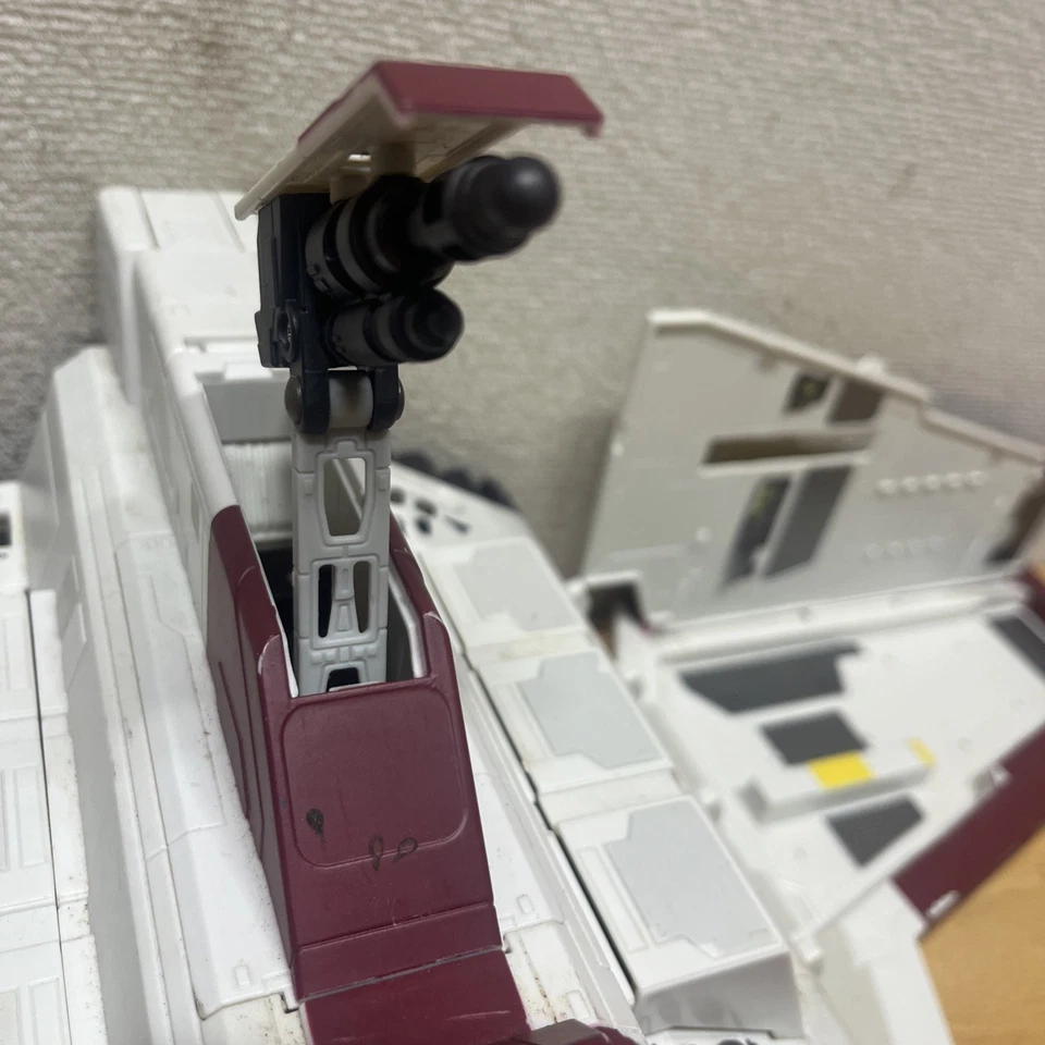 Star Wars The Clone Wars Republic Attack Shuttle 2011 Hasbro incompleto *leer Foto 3 de 4