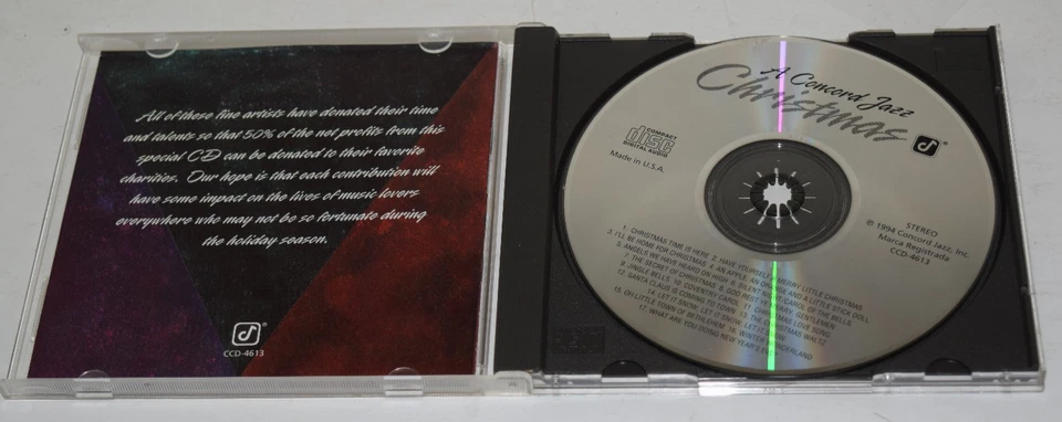 A CONCORD JAZZ CHRISTMAS VARIOUS 1994 CD LN Foto 2 de 4