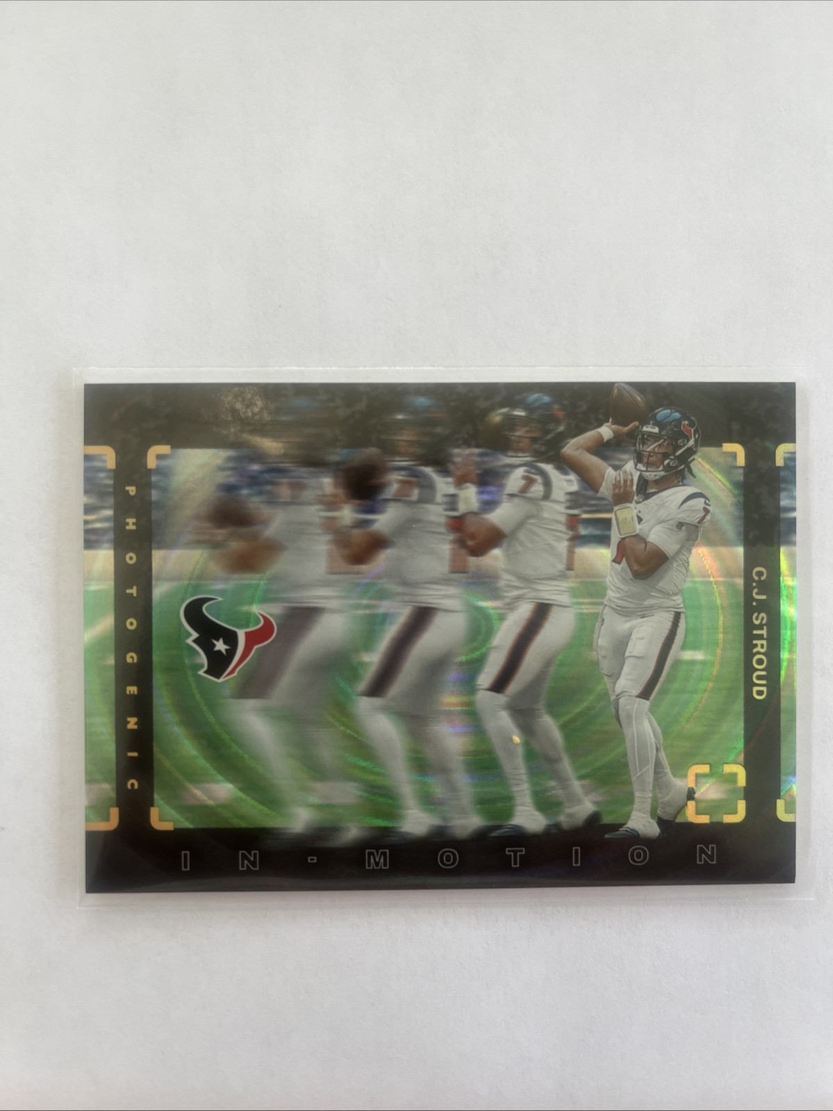 CJ STROUD - 2024 Panini Photogenic - In-Motion CASE HIT SSO- Houston Texans