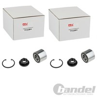 2X Nty RADLAGER-SATZ Hinten Passend FÜR Ford Fiesta Focus Fusion Mazda 2