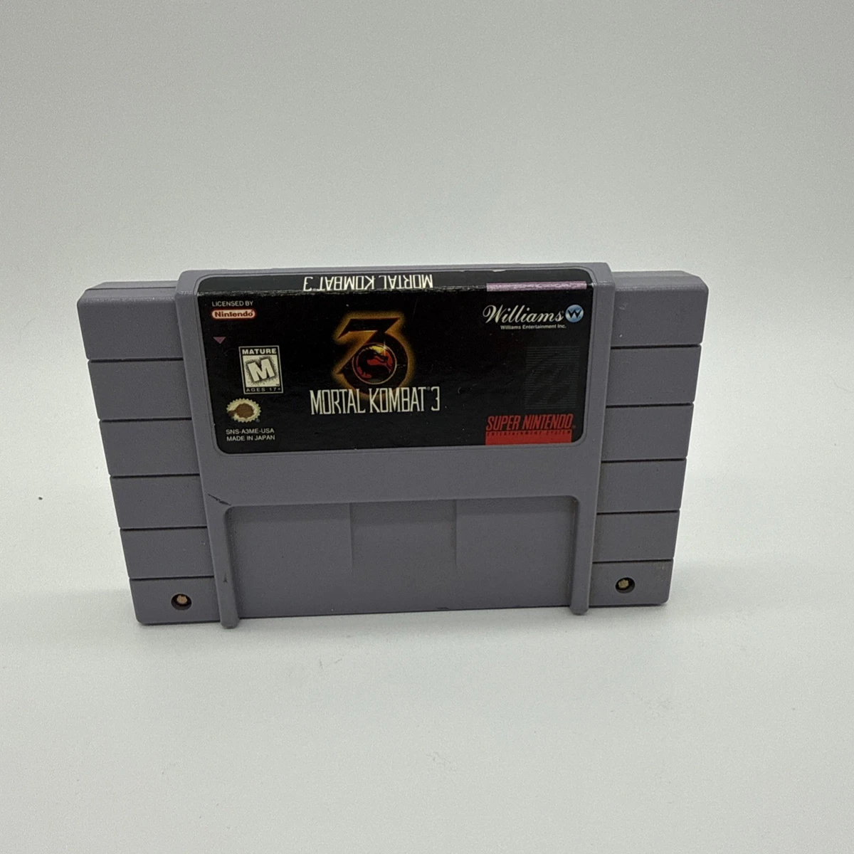 Nintendo SNES Mortal Kombat 3 NTSC-U/C (US/CA) Video Games for