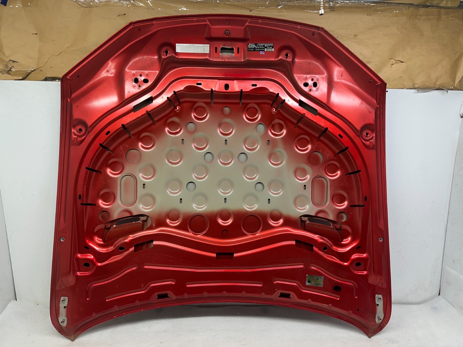 2021 2022 2023 2024 Maserati Levante Trofeo Hood W/ Two Hood Scoops Used OEM Red