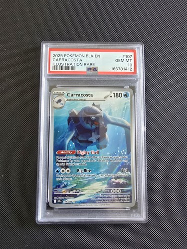 Carracosta graded PSA 10 for sale on eBay
