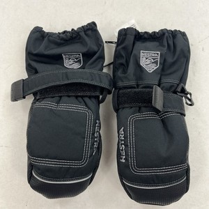 Hestra Baby Zip Long Mitt Size 1 Black Snow Gloves Mittens Primaloft Winter