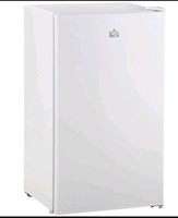 HOMCOM Under Counter Fridge, 91L Removable Shelf Reversible Door Adjustable Legs