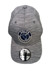 New Era 39THIRTY Gray Indianapolis Colts NFL Sideline Official Historic Flex Hat