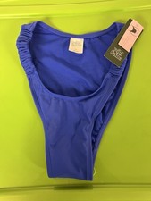 Wild Fable Women's Low-Rise Extra Cheeky Ultra High Leg Bikini Bottom Blue S 4-6