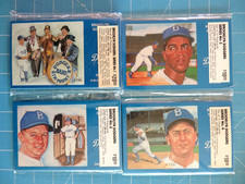1991 Sealed Rini Brooklyn Dodgers Postcards-Complete Series 1-4 72 Cards