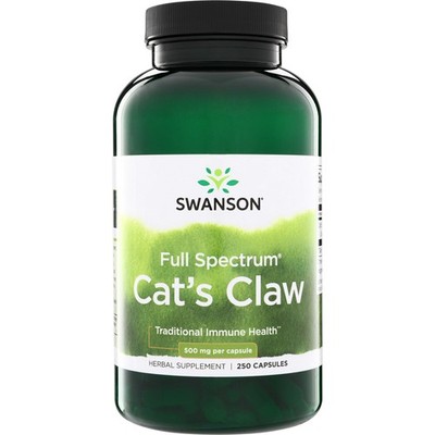Swanson Cat's Claw 500 mg 250 Capsules