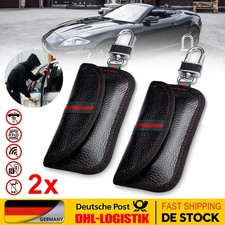 2x Keyless Go Schutz Autoschlüssel Box RFID Signal Blocker Box für Autoschlüssel