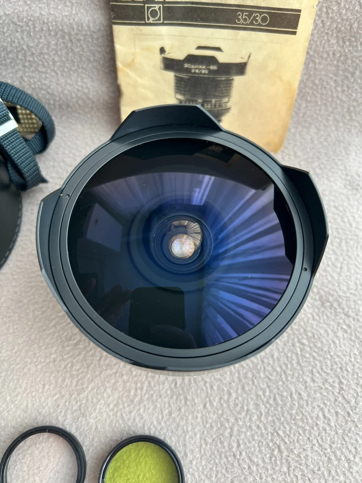 ZODIAK - 8 30mm F3.5 Mount Bayonet C SALUT S KIEV 88 Lens Medium Format Fisheye - Image 4 of 4