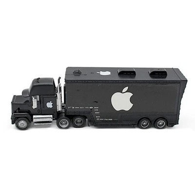 Disney Pixar Cars Black Apple Mack Hauler Truck+NO.84 Black Apple